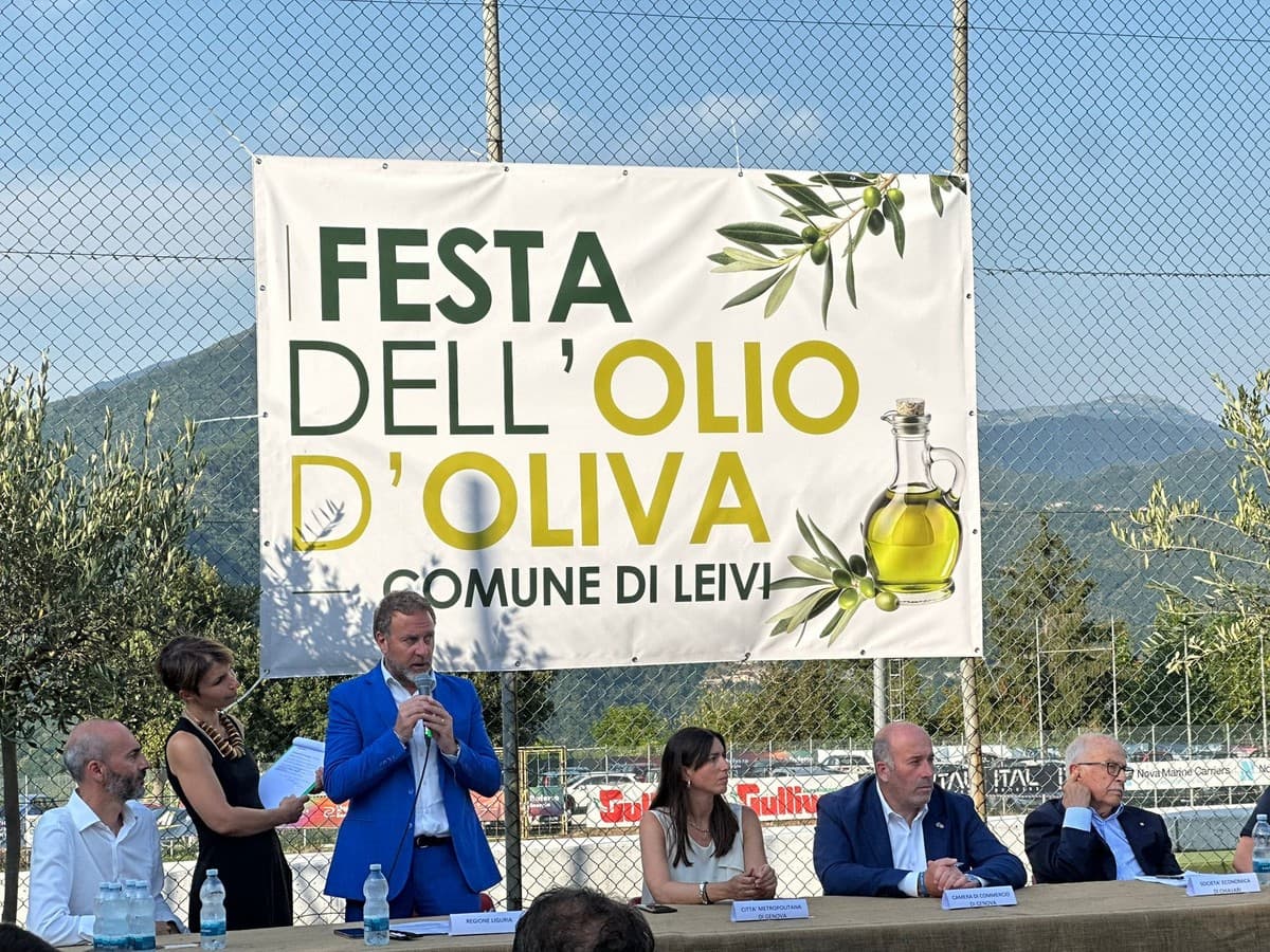 Festa dell’olio a Leivi, Piana: “L’olivicoltura ligure è un patrimonio da tutelare e valorizzare”