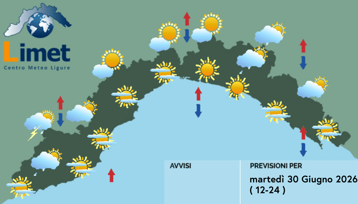 Meteo, mattinata soleggiata su gran parte della Liguria: velature sul Centro-Ponente