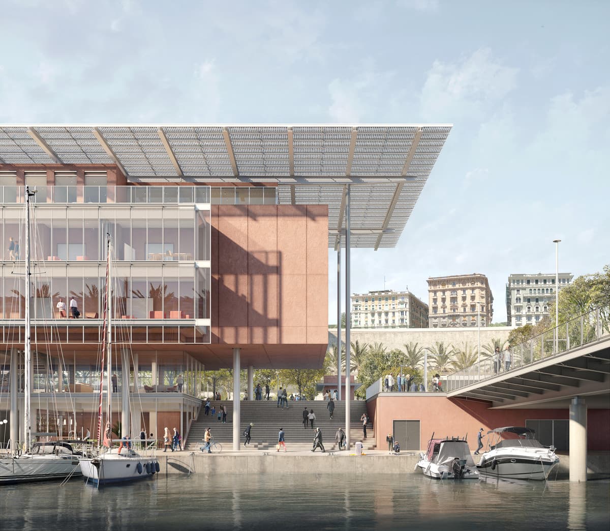 Waterfront di Genova, a fine mese partono i lavori per il Centro del Mare. Via anche all’hotel di lusso