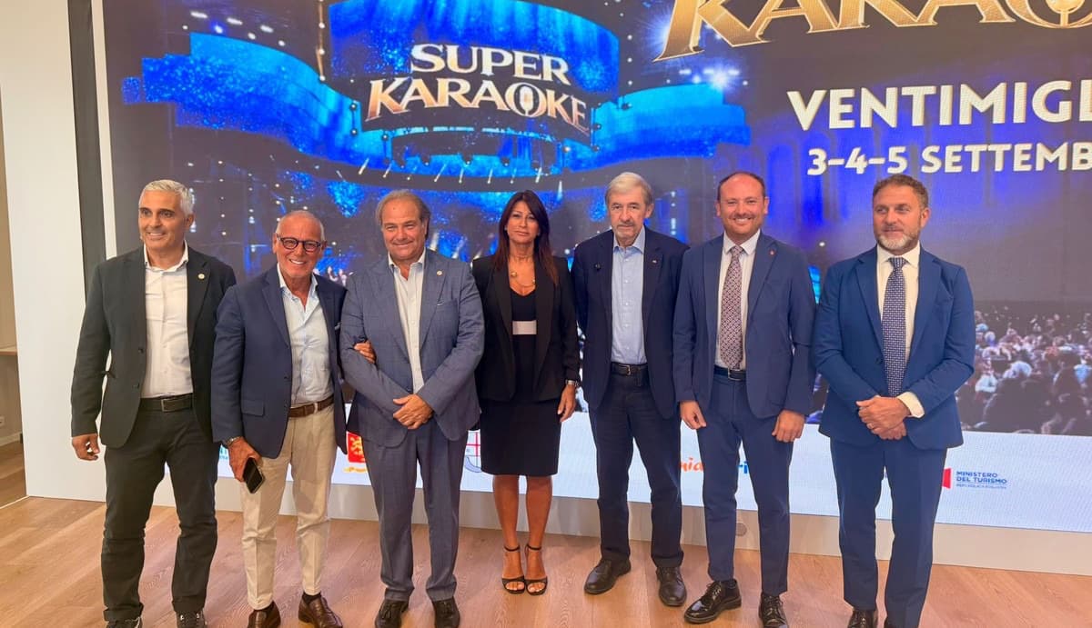 SuperKaraoke porta Ventimiglia su Canale 5: tre serate con Michelle Hunziker, attese fino a 10mila persone a sera