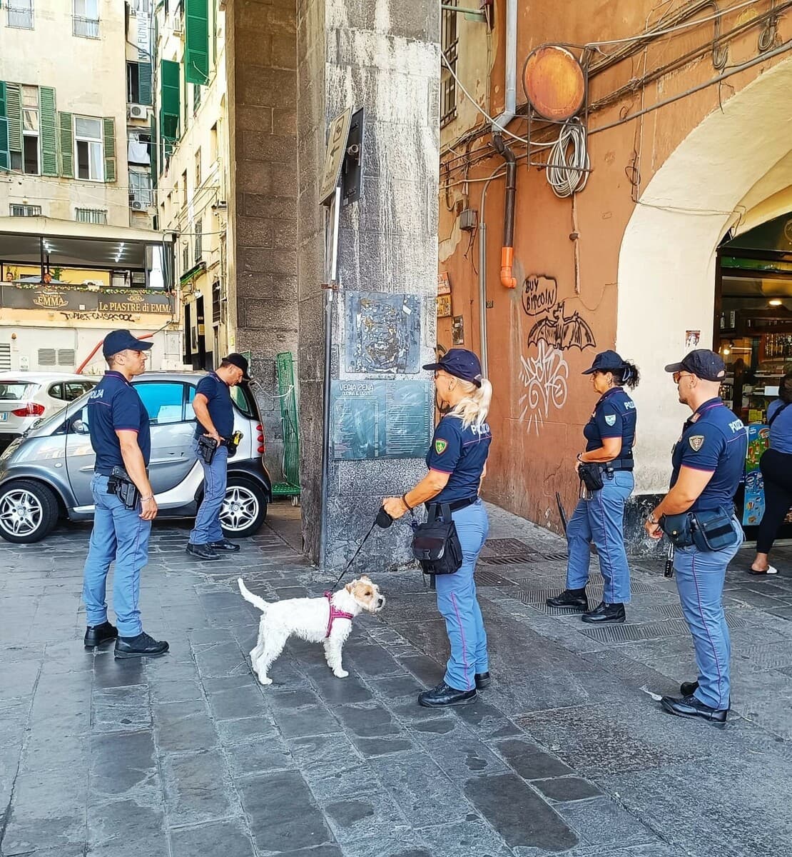 Controlli anticrimine nei caruggi: tre denunciati e 88 persone identificate