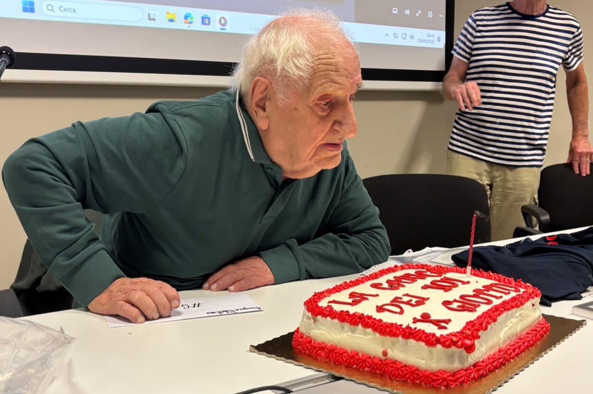 Giordano Bruschi, il partigiano Giotto, compie 101 anni: "Non è che un inizio, continuiamo la lotta"