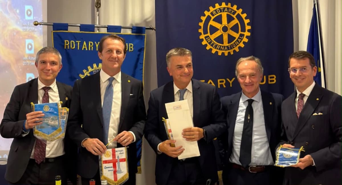 Infrastrutture liguri, Rixi fa il punto su Terzo Valico, diga e Gronda all’incontro dei Rotary