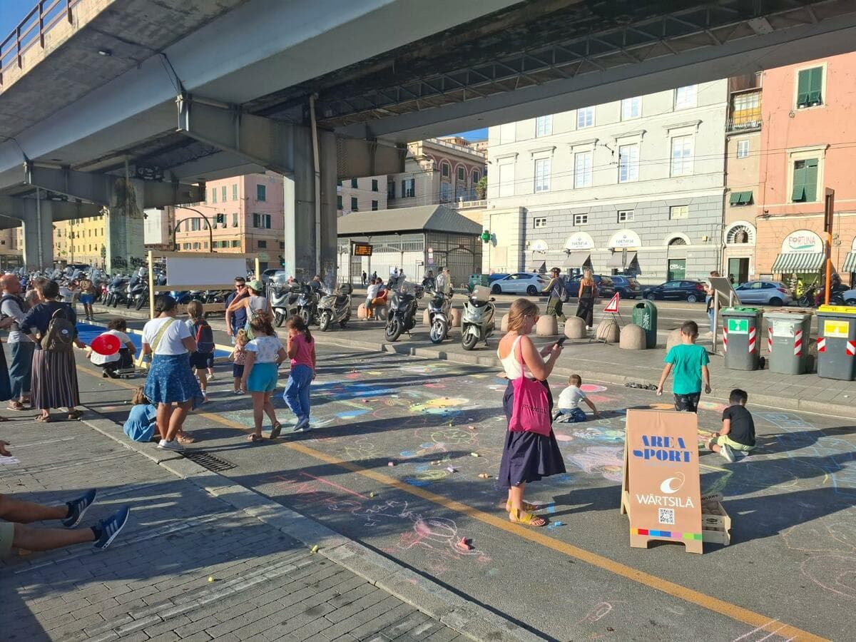 Genova Playcity, tremila persone alla Darsena per la prima sperimentazione urbana 