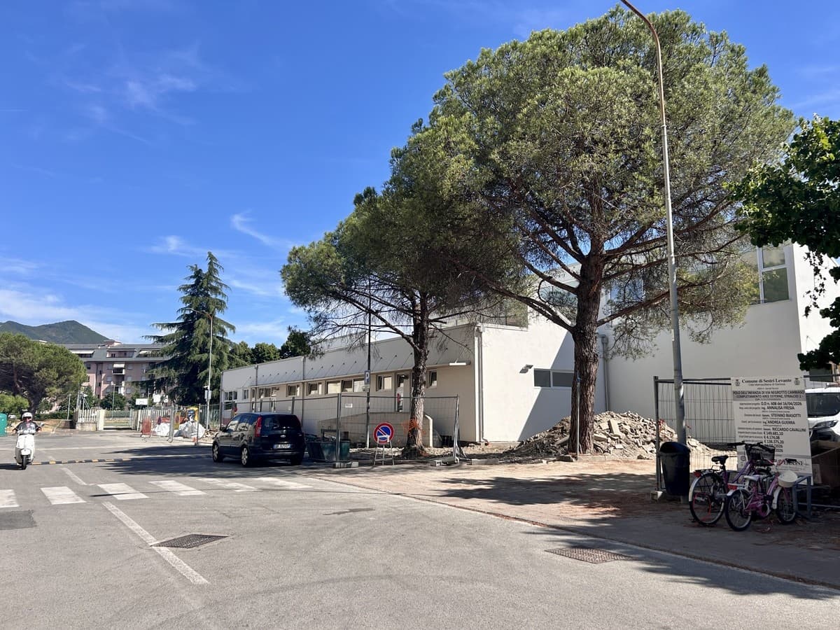Sestri Levante, nuovo polo dell'infanzia 0-6: al via la riqualificazione di tutte le aree esterne e del verde