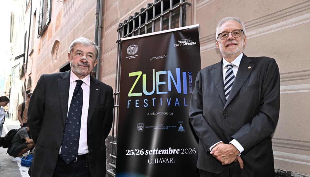 Zueni Festival al via a Chiavari, Bucci: “Tra una settimana presenteremo la Fabbrica delle Idee”