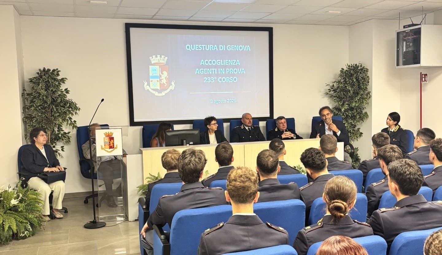 Questura di Genova, arrivano 80 Agenti in prova assegnati dal Dipartimento di Pubblica Sicurezza