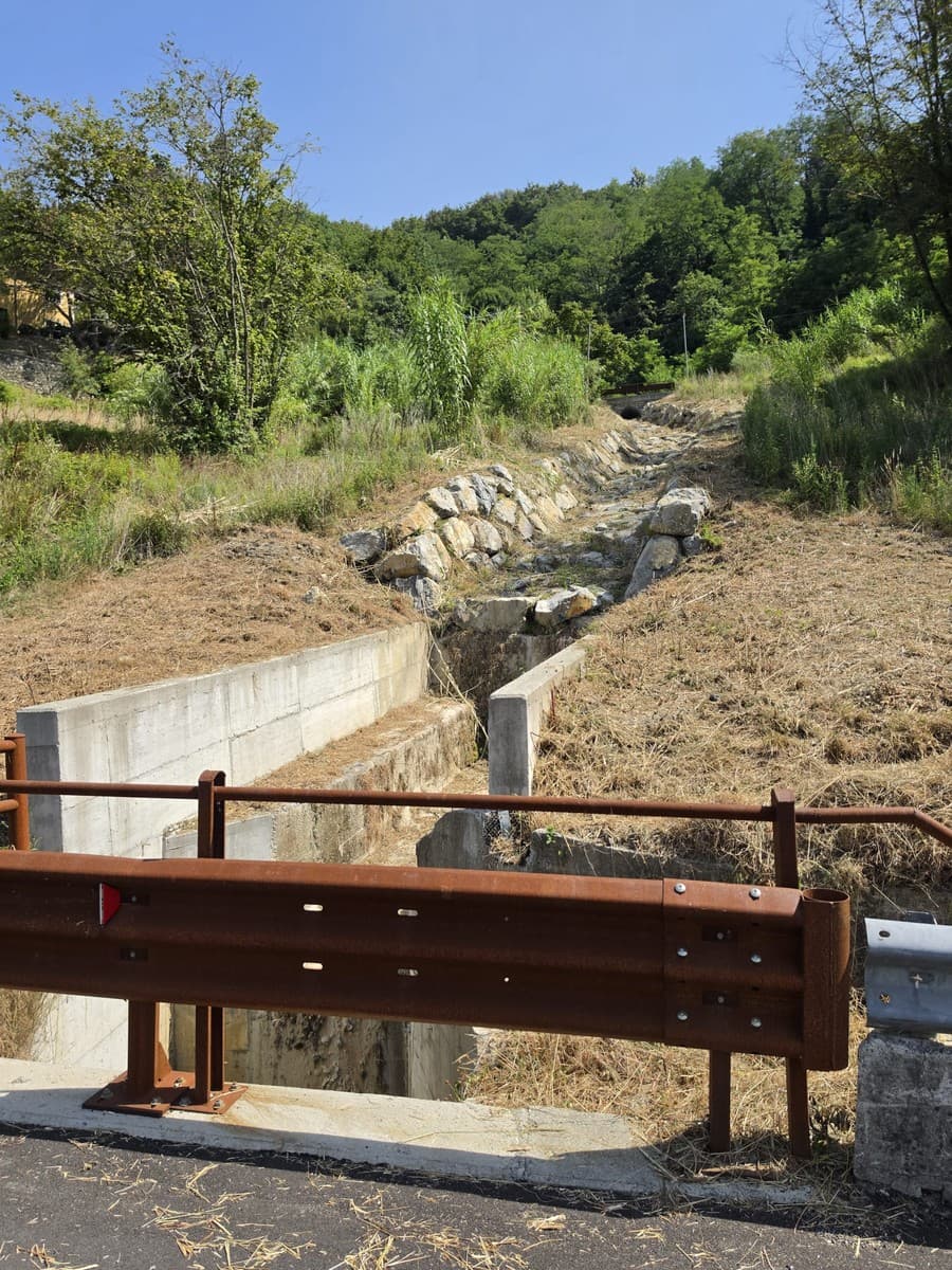 Ceranesi, conclusi i lavori di messa in sicurezza della viabilità e di riduzione del rischio idrogeologico