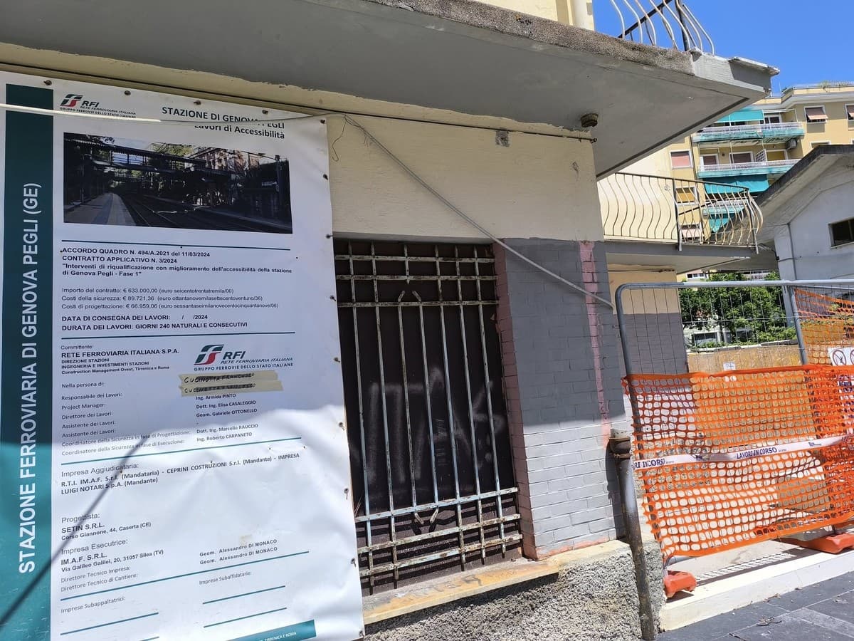 Stazione di Pegli, Scajola contro Rfi sui ritardi: “Cronoprogramma non consegnato, per noi è intollerabile”