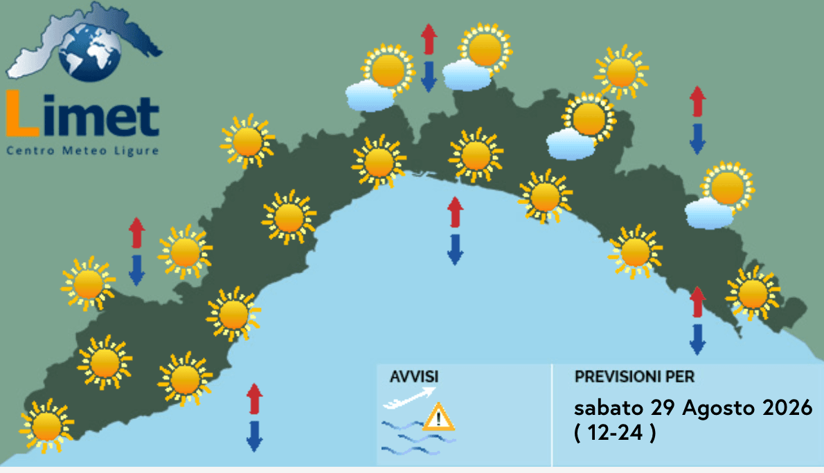 Meteo, al mattino cieli nuvolosi sul settore centro-orientale