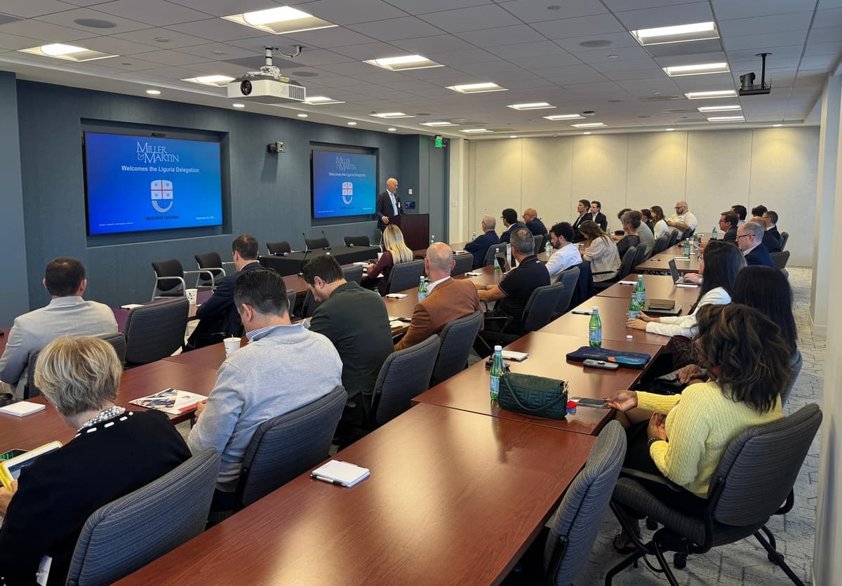 Liguria negli Usa, ad Atlanta il confronto su logistica e intelligenza artificiale: nel 2027 una delegazione della Georgia in regione