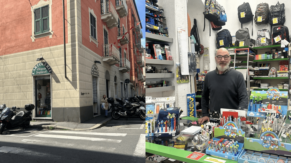 Sestri Ponente, a fine anno chiude la storica cartoleria Gagliardi di via Ciro Menotti