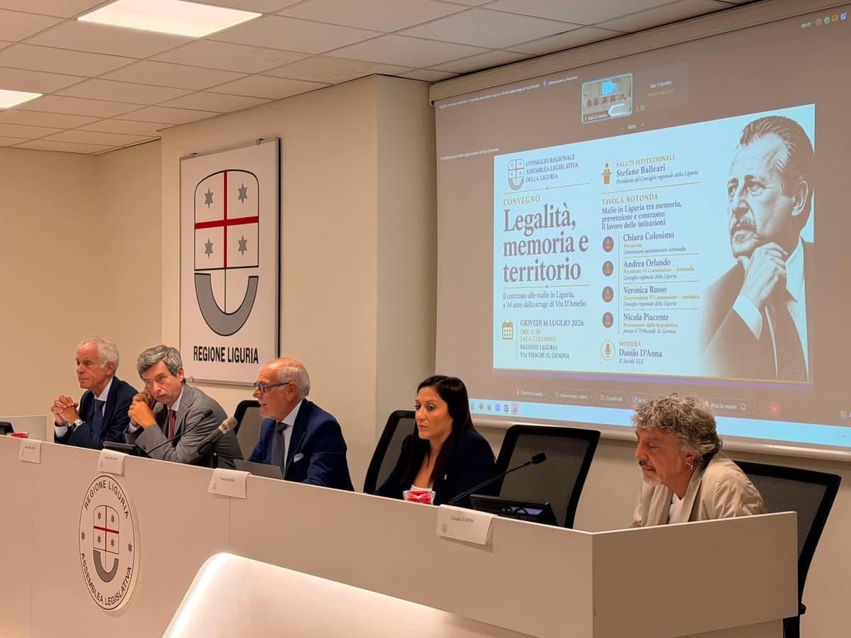 Mafie in Liguria, l'allarme delle istituzioni: "Non siamo una periferia del problema, ma un fronte avanzato"
