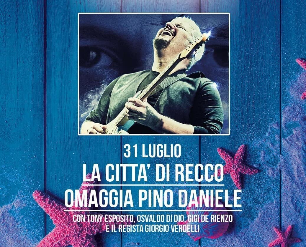 Recco celebra il mito di Pino Daniele tra musica e ricordi: da oggi aperte le prenotazioni per la serata speciale