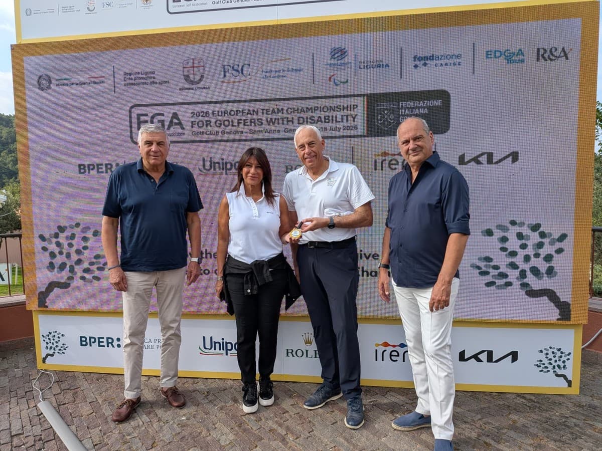 Golf paralimpico, a Cogoleto i migliori atleti d’Europa: la Liguria si conferma capitale dello sport inclusivo