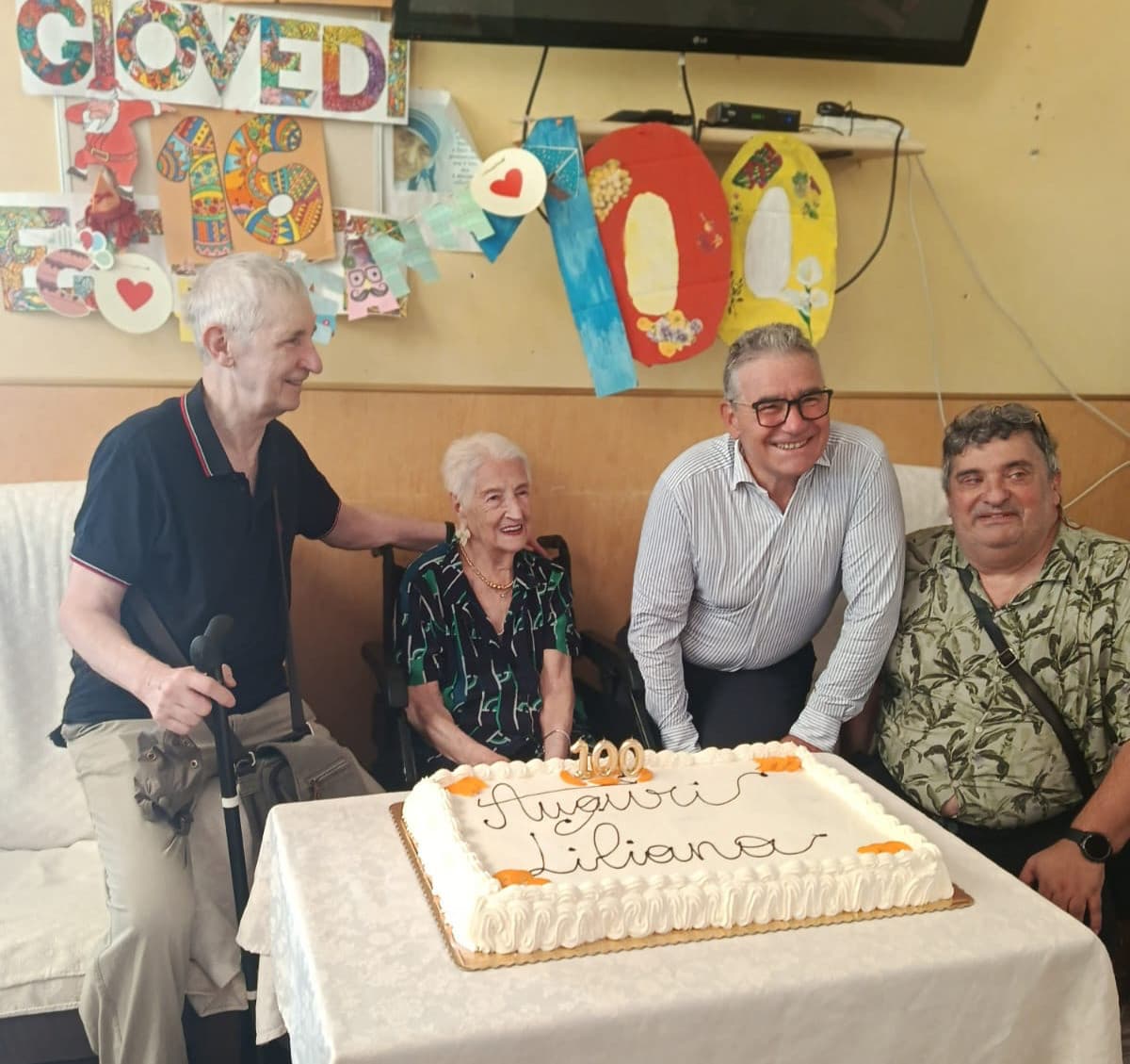 Recco festeggia i 100 anni di Liliana