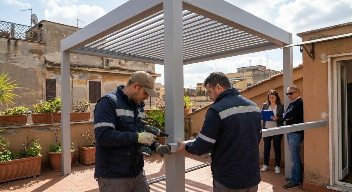 Pergole Roma: guida alle bioclimatiche Pratic con Supertenda