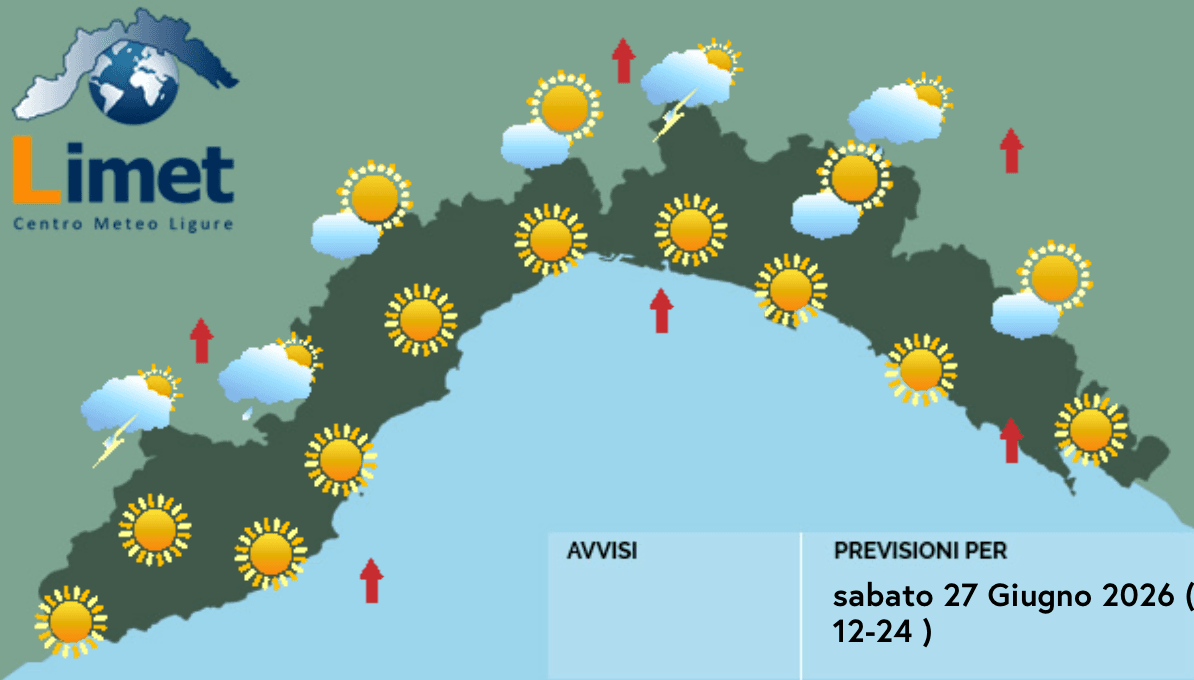 Meteo, al mattino cielo sereno su tutta la Liguria