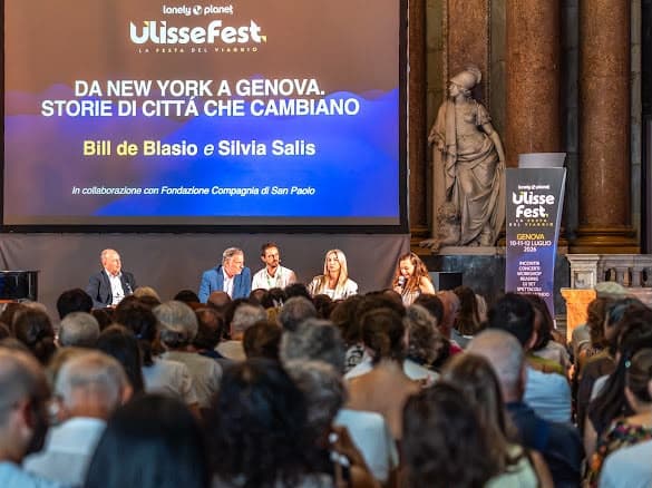 Al via a Genova la IX edizione di UlisseFest: Salis e Bill de Blasio inaugurano il festival di Lonely Planet