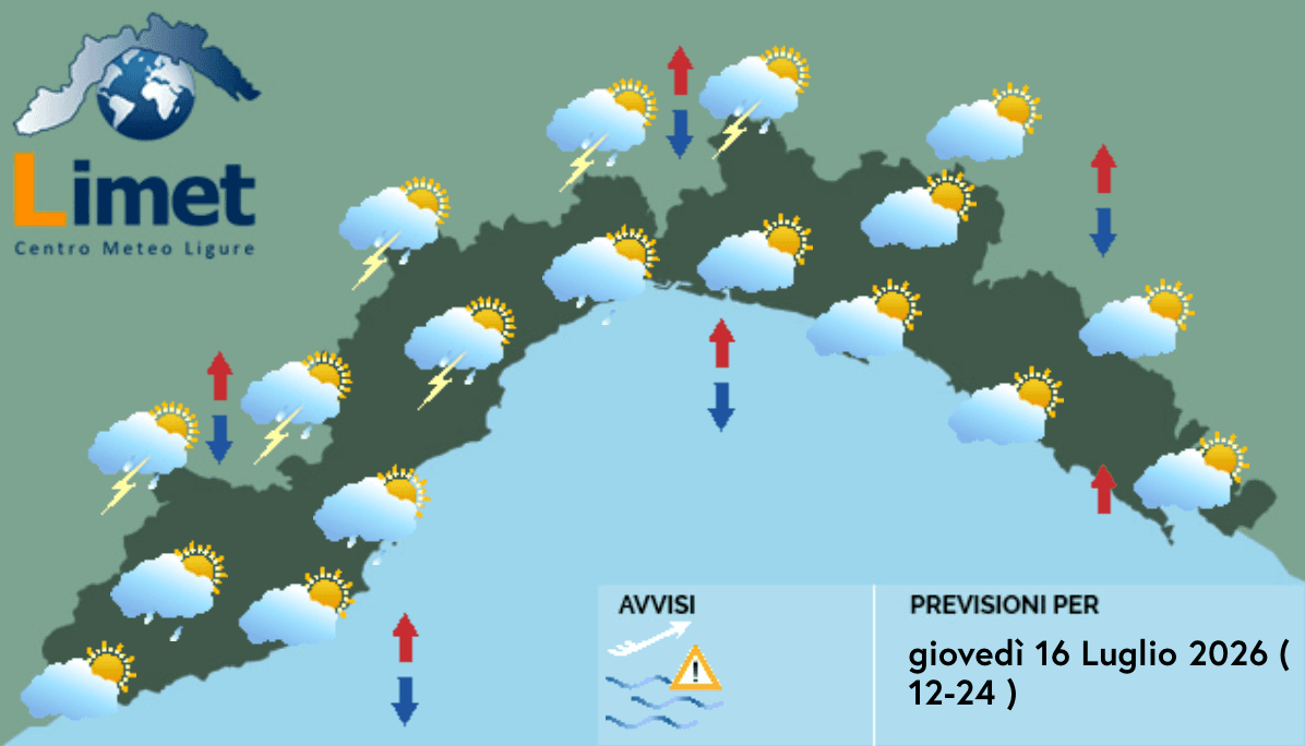 Meteo, al mattino cieli sereni su tutta la Liguria