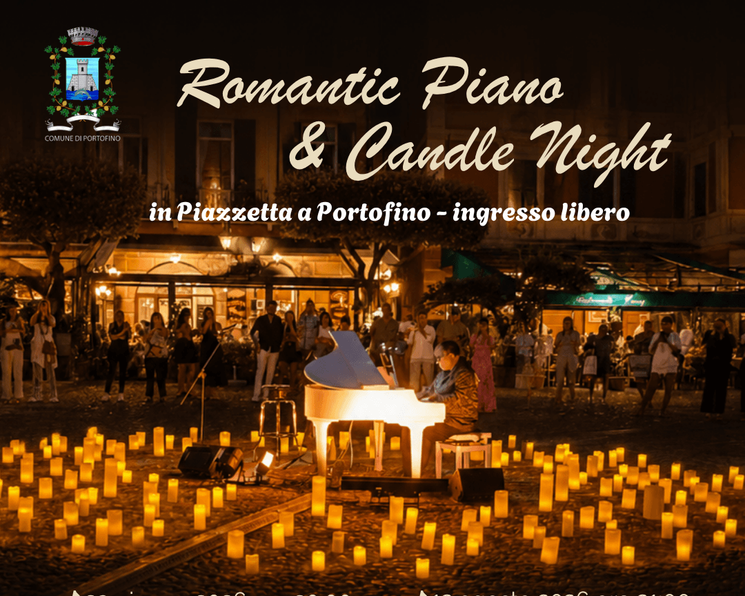 Note a lume di candela in Piazzetta: a Portofino torna la rassegna "Romantic Piano"