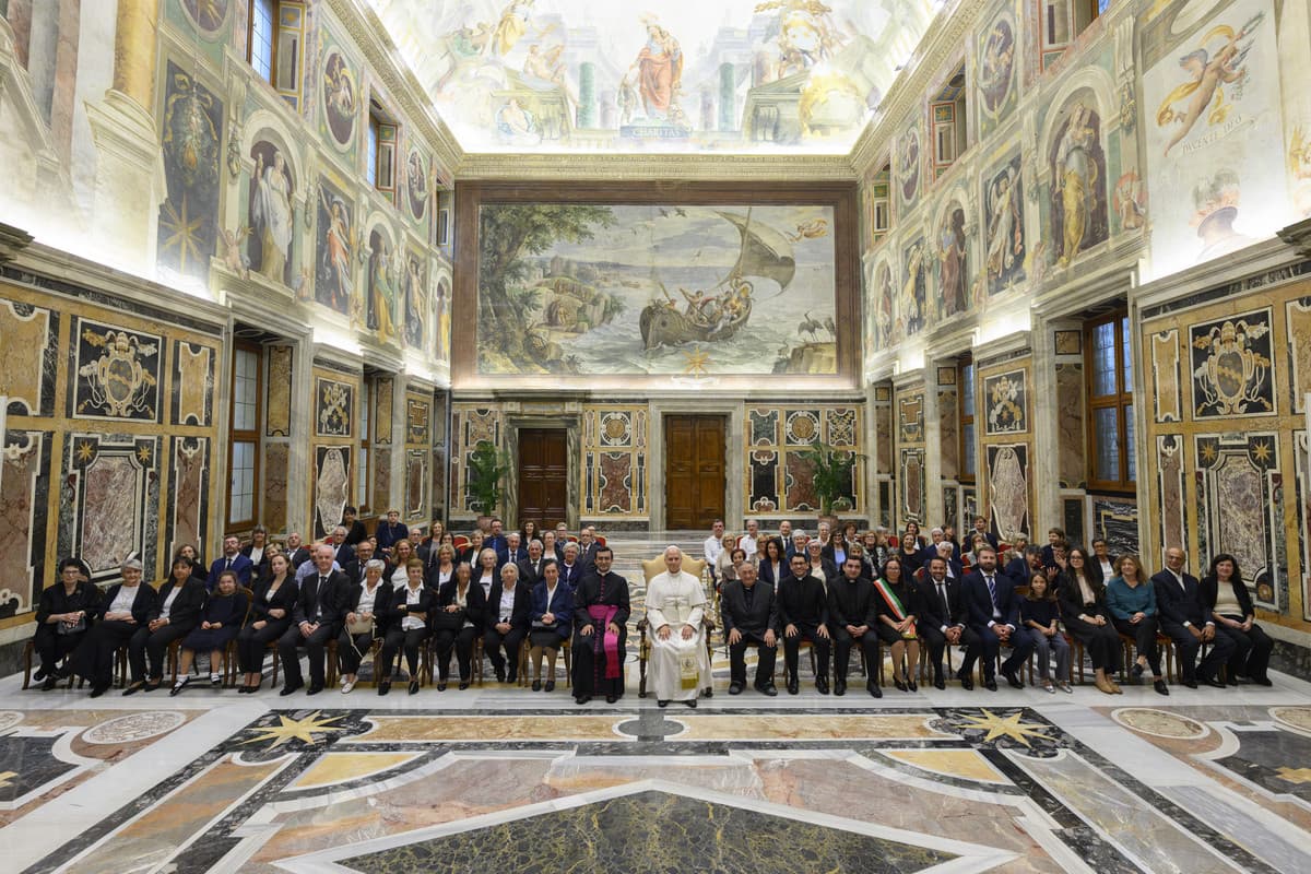 Sant’Olcese in Vaticano: la comunità di Manesseno ricevuta in udienza privata da Papa Leone XIV