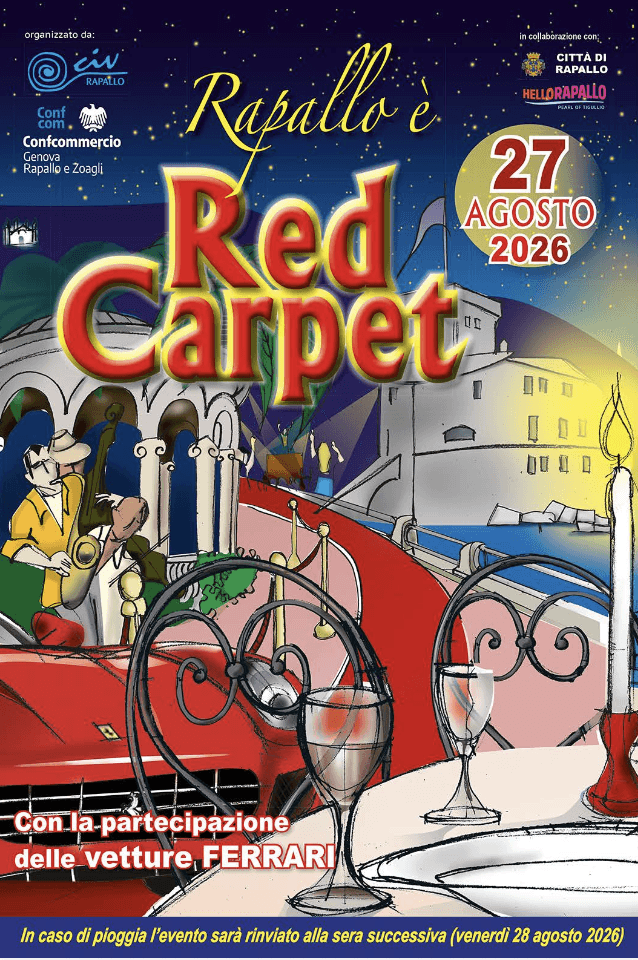 Rapallo, torna il "Red Carpet": una notte tra gusto, musica e spettacolo