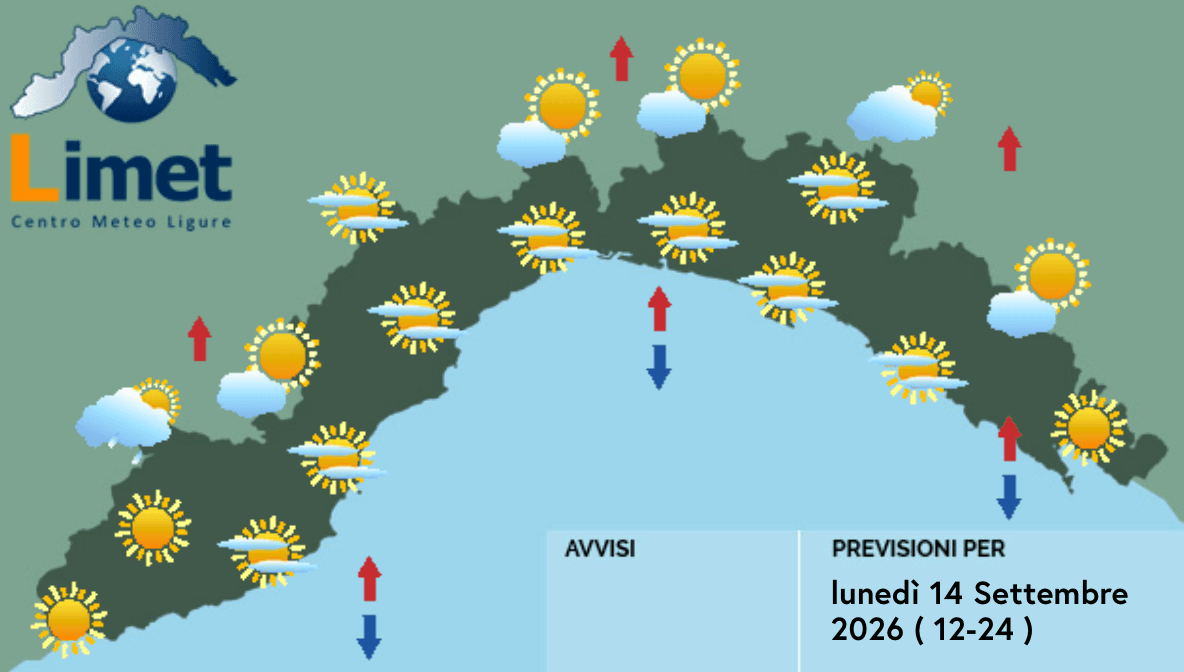 Meteo, al mattino cieli sereni su tutta la Liguria 