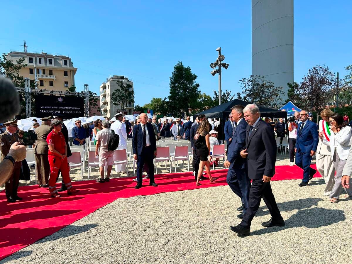Ponte Morandi, otto anni dal crollo. Bucci: “Non c'è futuro senza memoria”