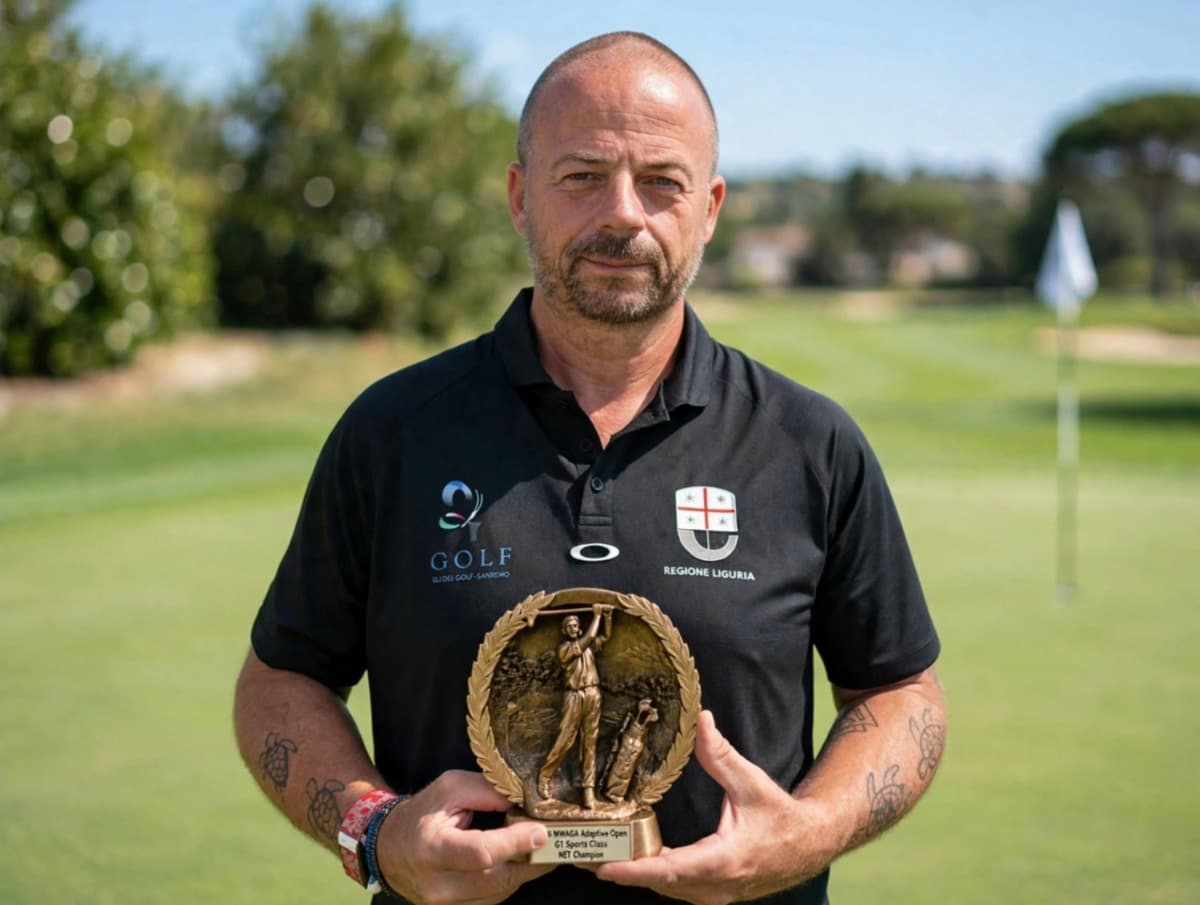 Cristiano Berlanda sul podio in Illinois: il golf paralimpico ligure conquista la scena internazionale