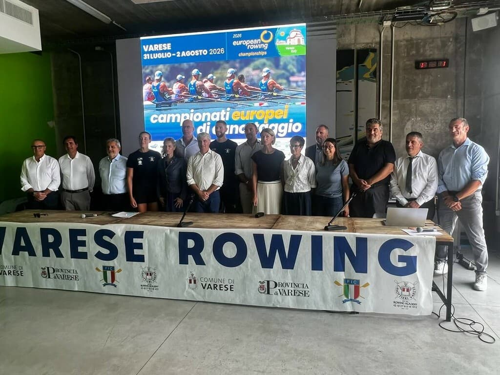 Gli Europei di canottaggio in diretta su Rai 2: Varese si mostra all'Italia e al mondo