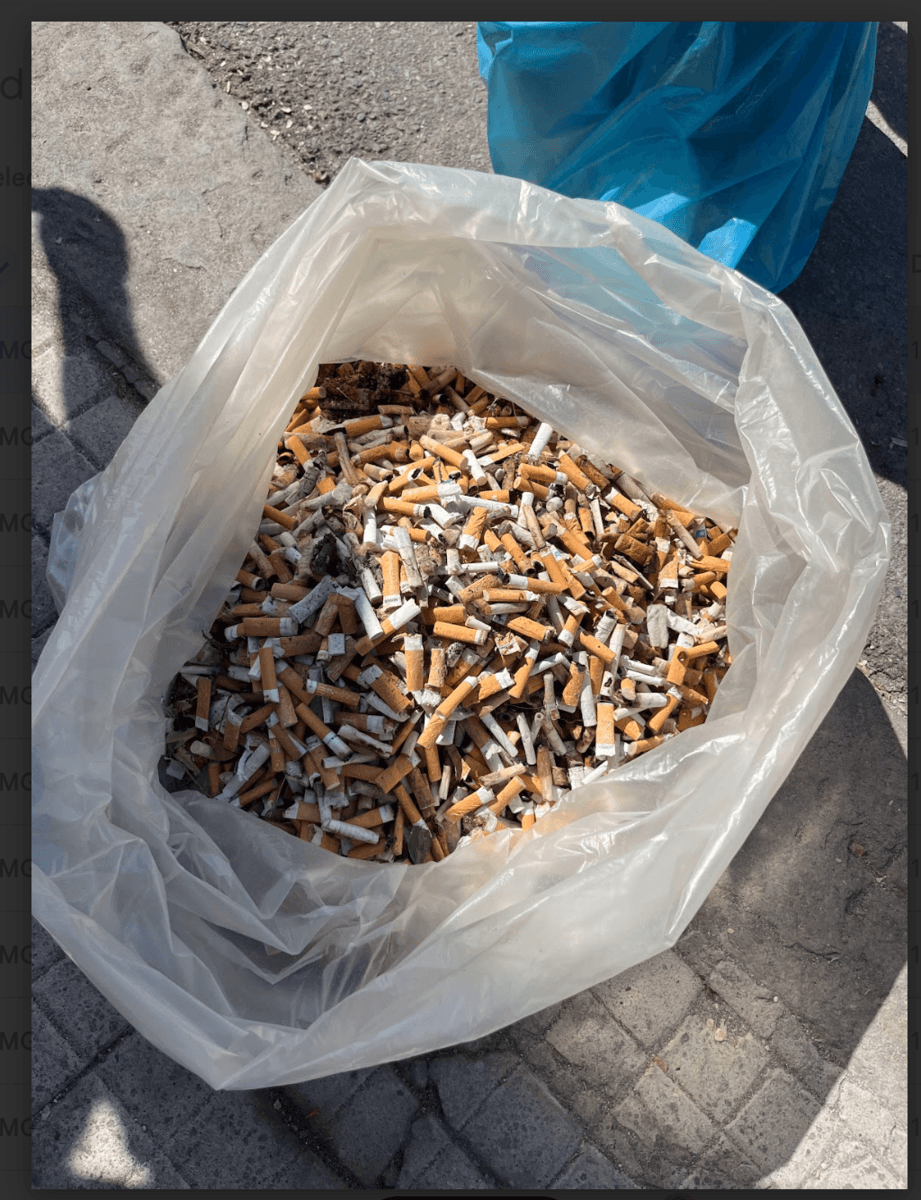 Nervi, raccolte 8.800 "cicche" al Porticciolo, diventeranno oggetti di design
