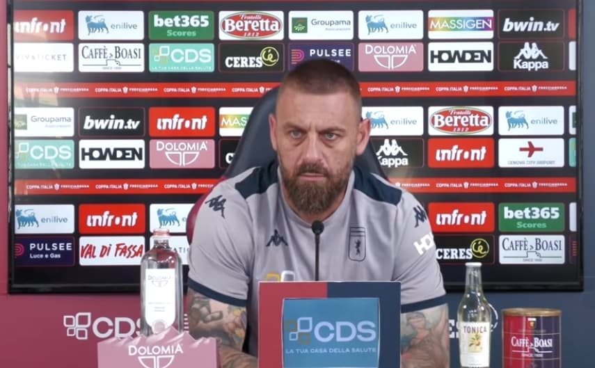 Dallo zero alla reazione, De Rossi chiama il Genoa alla svolta senza alibi: “Dobbiamo pedalare ma non siamo peggiorati, i valori usciranno”