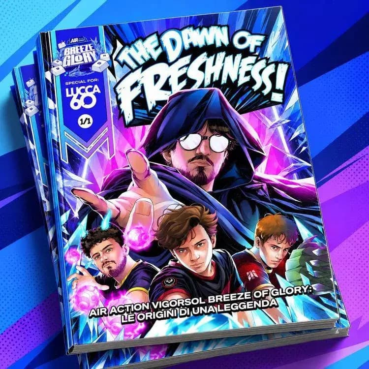 Air Action Vigorsol porta League of Legends a Lucca Comics & Games con un fumetto originale