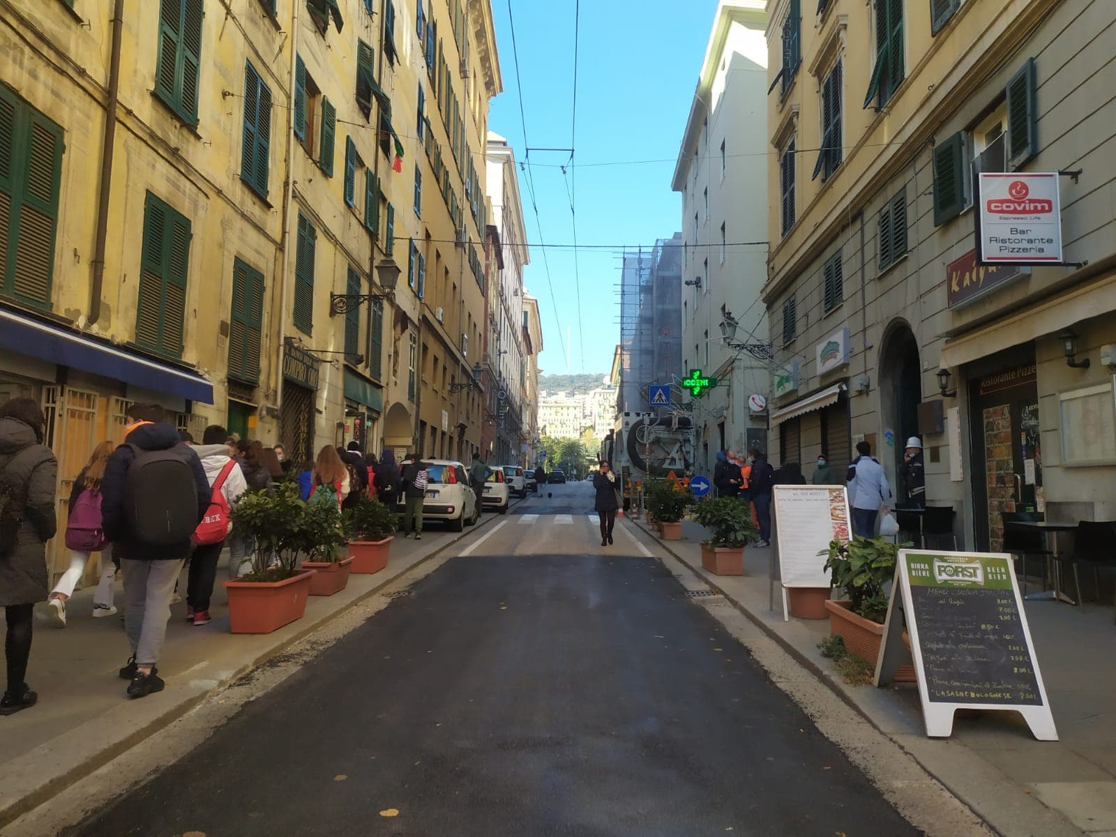 Via Balbi, scattano i lavori per le nuove telecamere: traffico a senso unico alternato il 3 e 4 agosto