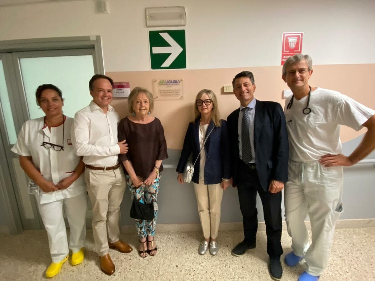 Lavagna, rinnovate le stanze della Cardiologia: più spazio ai pazienti grazie anche a una donazione