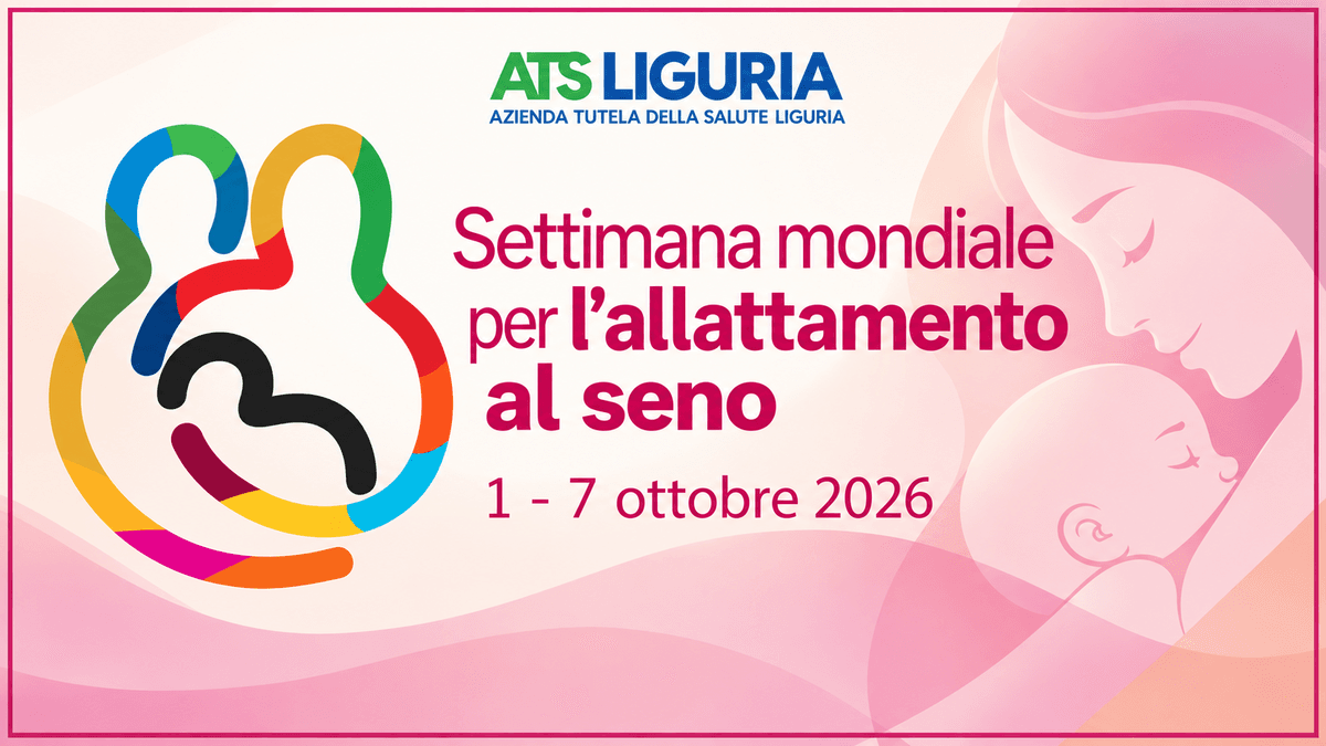 Settimana mondiale per l'allattamento al seno: oltre sedici iniziative aperte nelle Case della Comunità della Liguria dall'1 al 7 ottobre